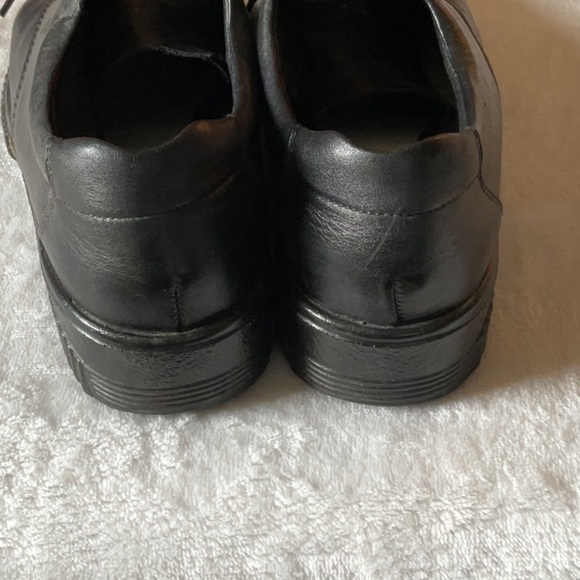 Rieker Black Oxfords Classic Leather Shoes - Picture 2 of 8